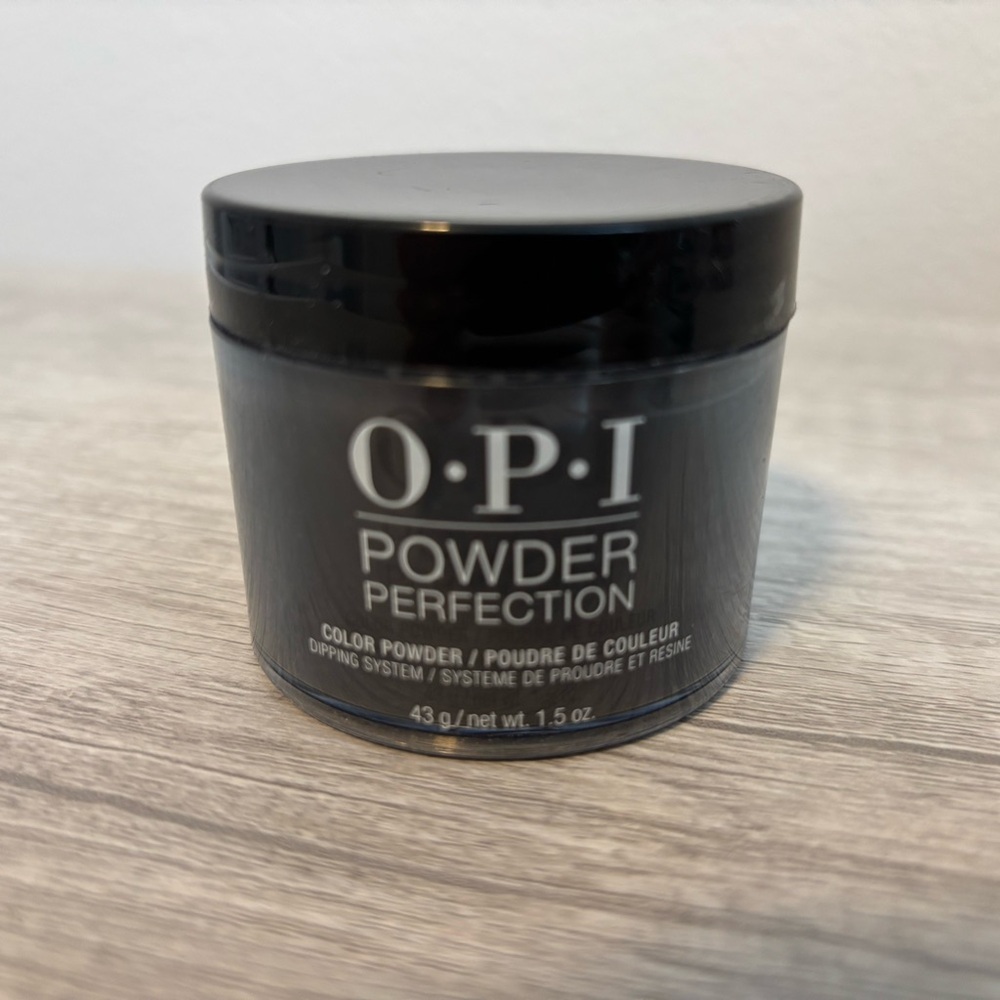 OPI Powder Perfection Nail Color - Black
